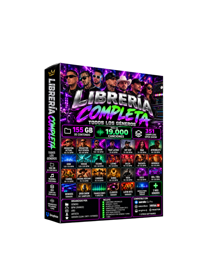 LIBRERIA MUSICAL COMPLETA